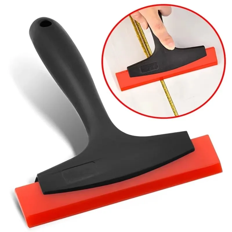 Rubber Squeegee Tile Gap Filling Cleaning Scraper Shovel Grout for Tiling Fixing Car Film Glass Snow Ice Trowel Remover image 5
