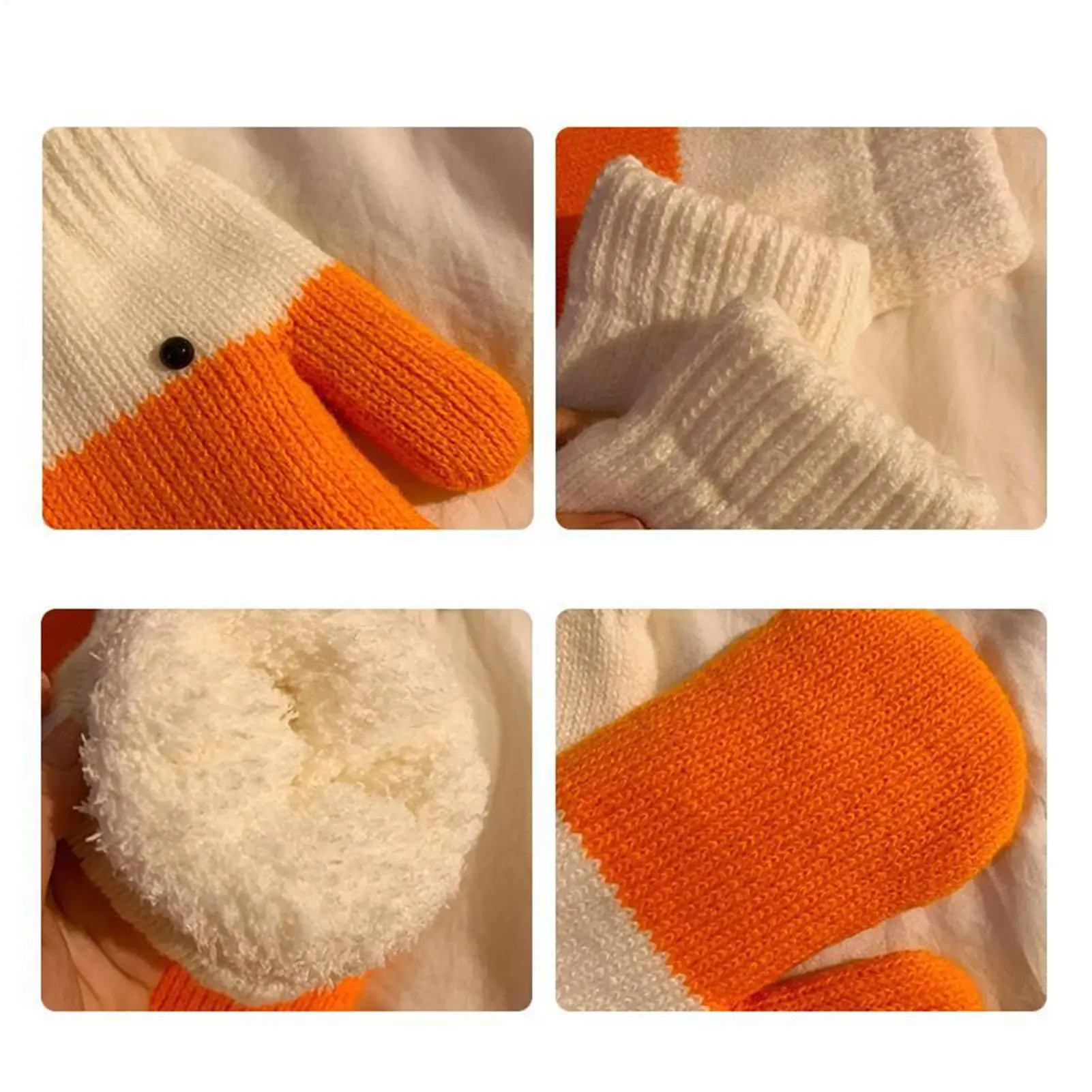 Winterhandschoenen met grappige ganzenprint Leuke warme touchscreen-handschoenen Nieuwigheid Outdooruitrusting voor dames, wandelen, sneeuwscheppen