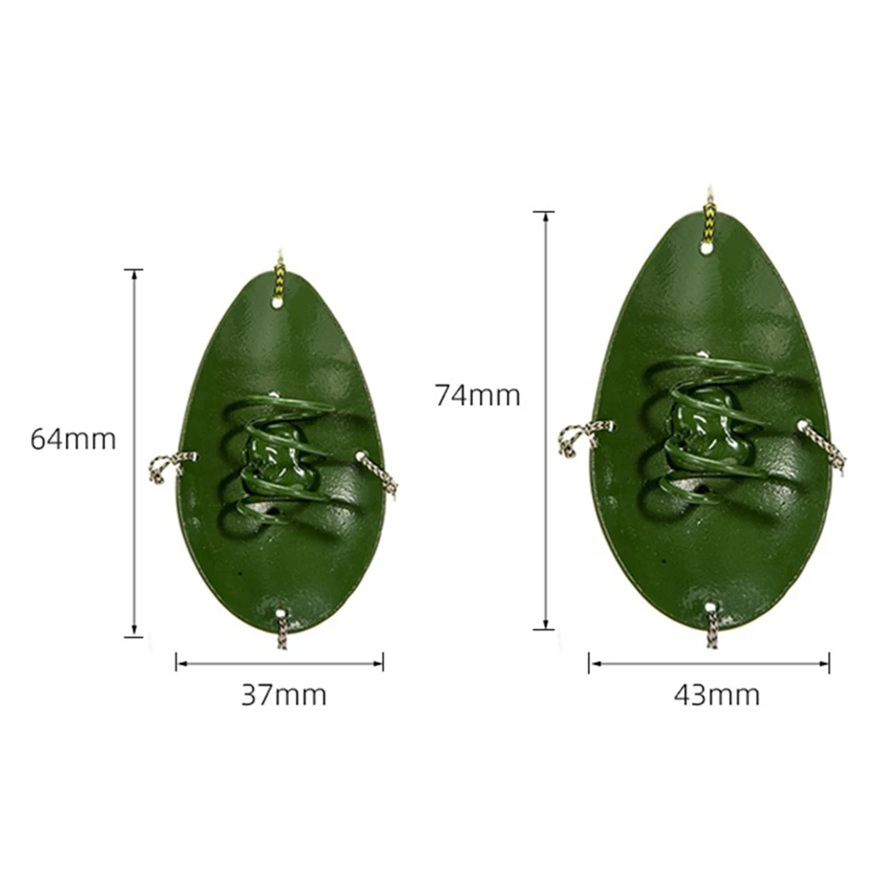 Langlebige hochwertige brandneue Köder Käfig Puncher 1 pc 13x9x3cm Feeder Haken sinkende grüne Linie Gruppe Outdoor-Angeln