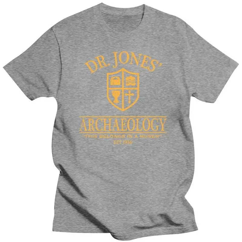 492 Dr. Jones Archaeology Mens Tops Tee fashion T Shirt Funny 80s Movie Costume Party Indiana New T-Shirt Classic Custom Design