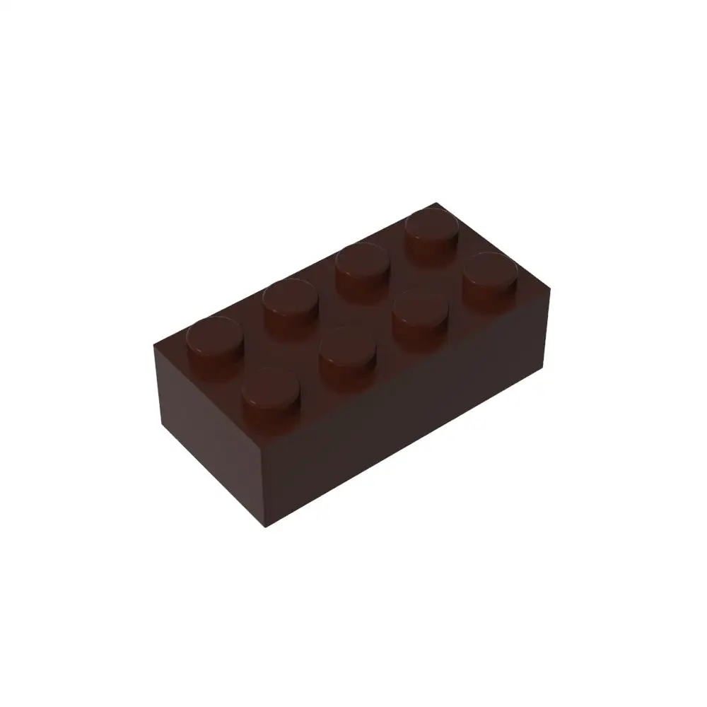 Gobricks 50pcs 3001 MOC 액세서리 벽돌 2x4 부품 하이테크 건설 빌딩 블록 입자 장난감 어린이 선물