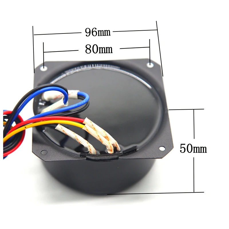 BAHOD 60w 110v-220v Ingresso 0-20v 0-20v Trasformatore di potenza toroidale con uscita a quattro fili con copertura schermante per amplificatore audio HIFI
