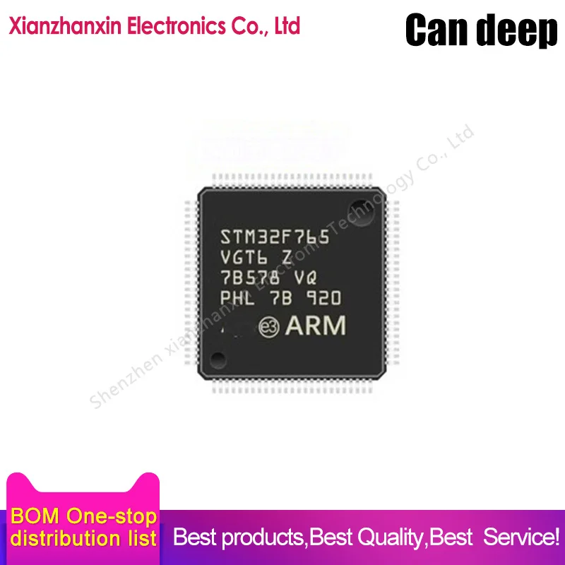 1pcs/lot STM32F765VGT6 STM32F765 765VGT6 LQFP-100 32-bit microcontroller MCU in stock