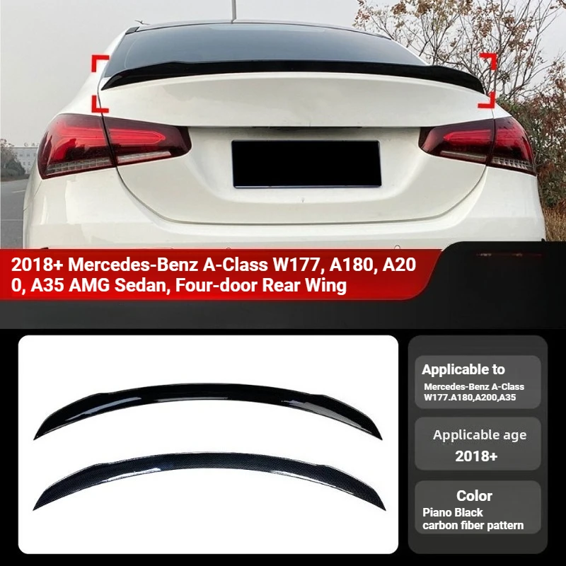 

Applicable to 2018 + Mercedes-Benz A-Class w177 a180 a200 a35 amg sedan four-door tail cross-border modification parts