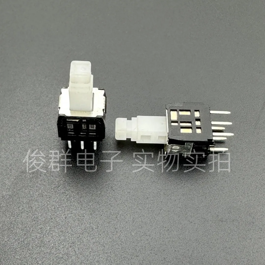 10pcs/Japanese SPPH410200 lockless self-elastic reset switch in-line 6-pin button power stroke button
