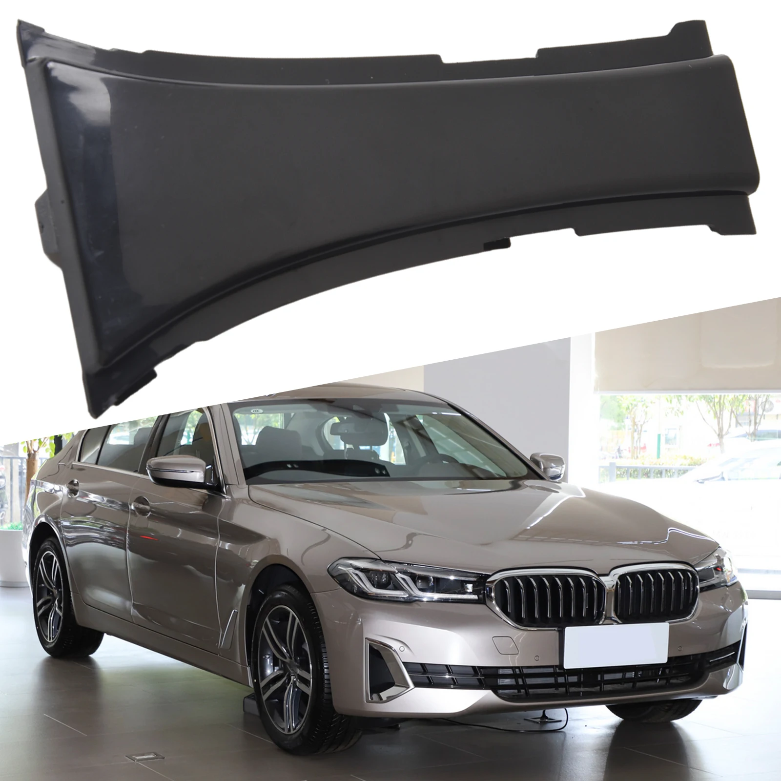 

For BMW Bumper Grille Trim Bracket Front Fit for 5 Series G30 F90 M5 G31 2016 2018 Replacement Part 51137349586