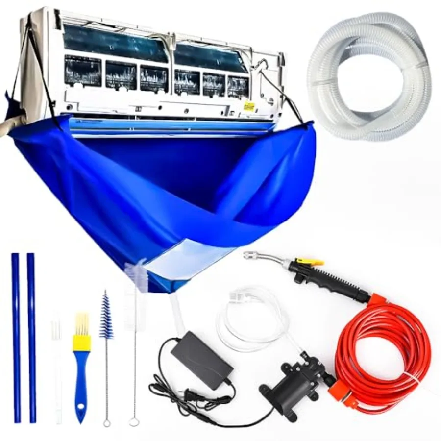 

Ac Cleaning Bag With Support Rods Air Conditioner Cleaning Kit with Strong Washing Tool Ac Cleaning kit Minisplit Cleaning Kit