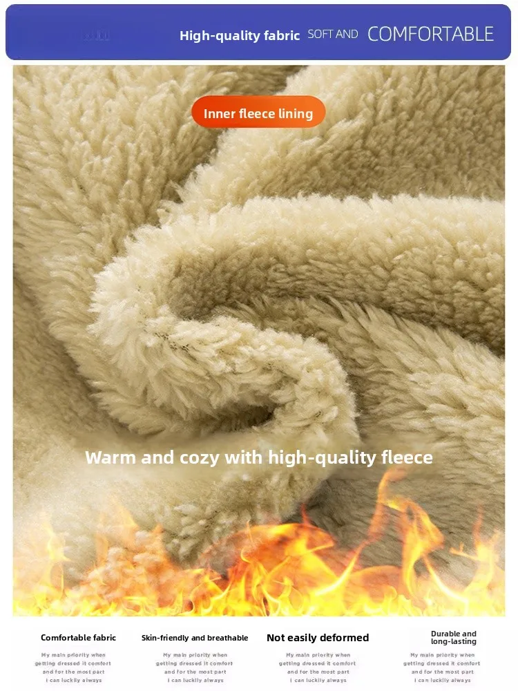 plus Size Men's Fce Lined Pants Warm Winter eepskin Cotton Trousers Extra Large Size Comfortable Casual Sports Pants