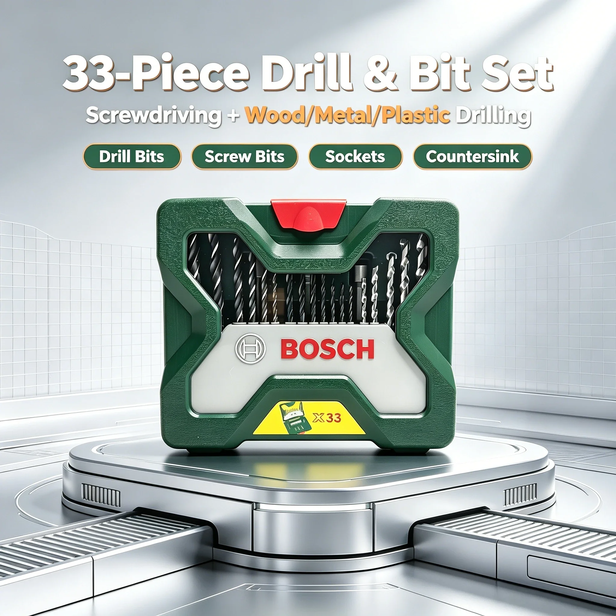 BOSCH Bits x33 Impact Drills Twist Drills For Power Tool