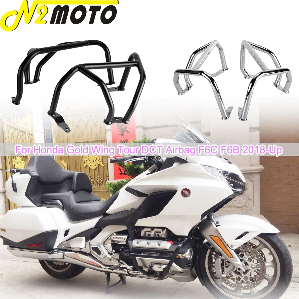 

Motorcycle Chrome Highway Crash Bars Engine Bumper Guard For Honda Gold Wing GL 1800 Goldwing GL1800 F6B F6C 2018 2019 2020 2021