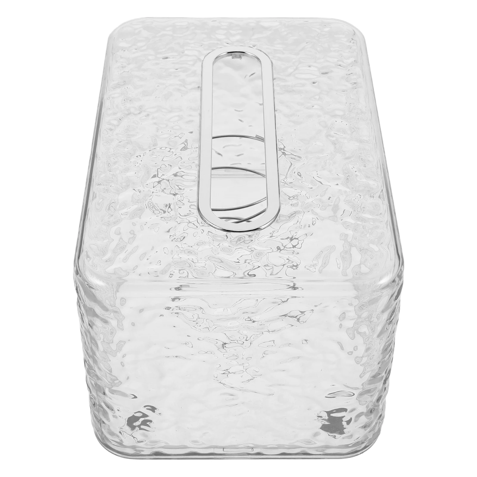 

Tissue Box Cover Rectangular Silver Car Table Storage Bathroom Napkin Holder Dispenser Paper Farmhouse Container