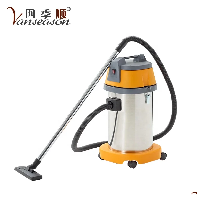 30Litre Stainless Steel Wet And Dry Upright Cyclonic Vacuum Cleaner For Hotel