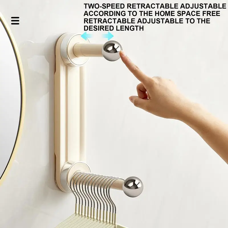 Hanger Organizer Stacker Suction Hangers Organizer Stacker Robe Towel Hooks For Slide Corner Basket Sweater Ceiling Family