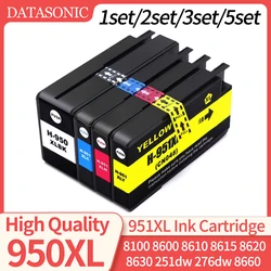 950XL 951XL ink cartridge For HP Officejet Pro 8100 8600 8610 8615 8620 8625 8630 251dw 276dw For HP 950 951 full with Dye ink