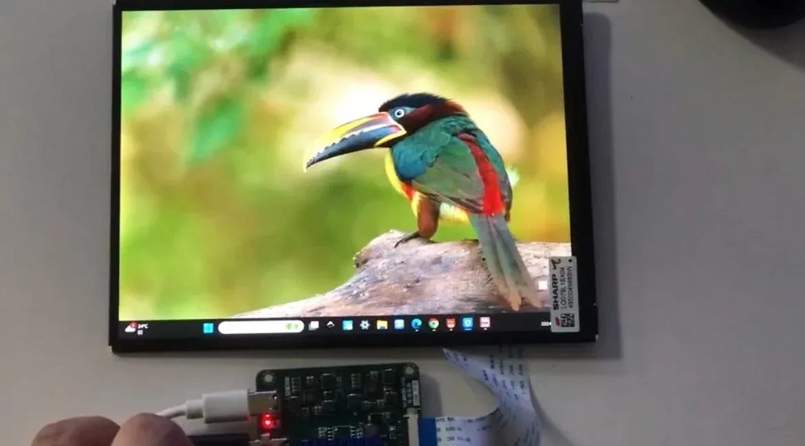Imagem -06 - Tela Lcd Faça Você Mesmo 7.9 Painel de Imagem Ips Laptops Suporte Rotação de 90 Graus 2048x1536 Mais Hdmi-compatível Tipo-c Placa Controladora Mipi