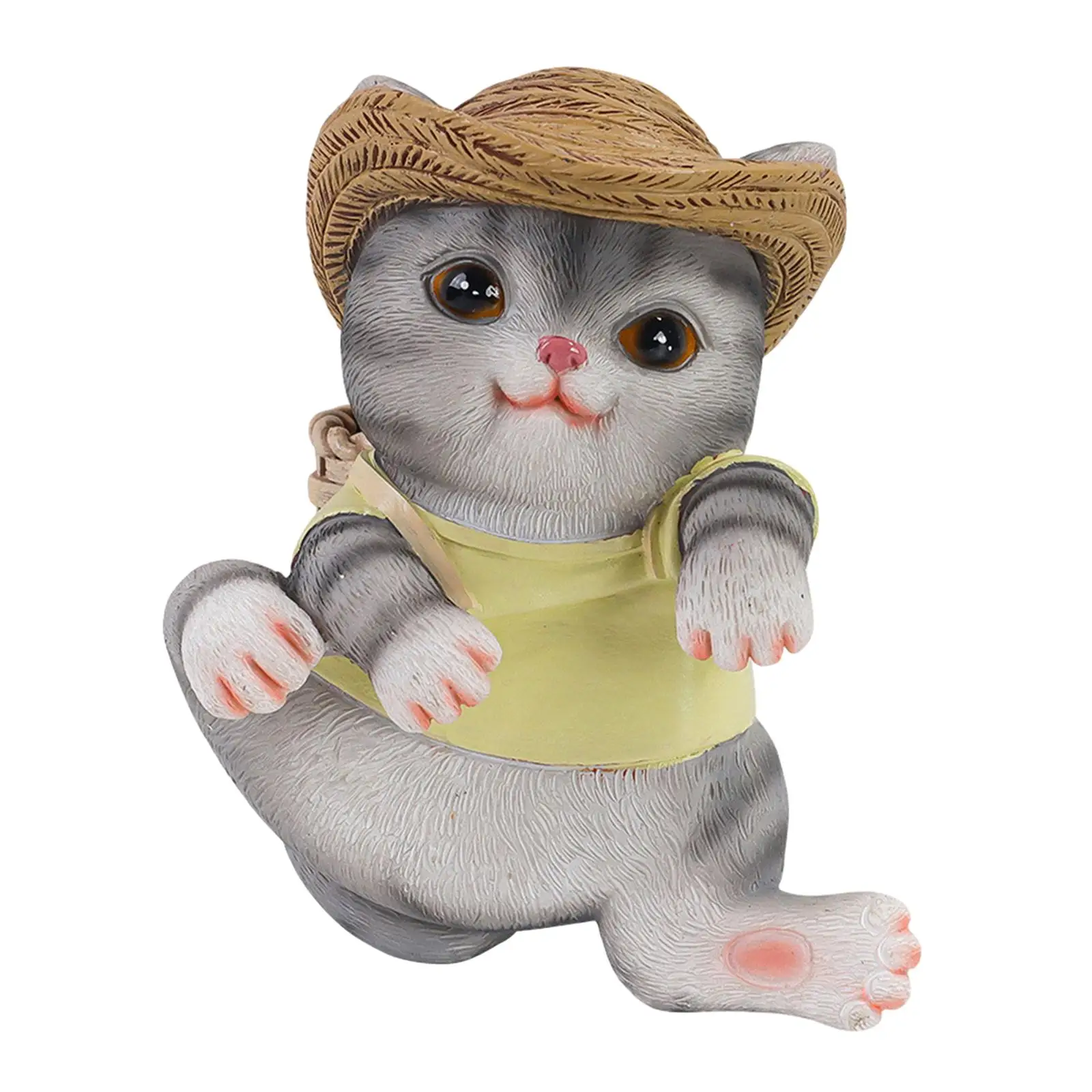 Climbing Animal Figurine Pots Vase Hugger Resin Sculpture Cute Planter Pot Hanger for Terrarium Bonsai Decor Multipurpose