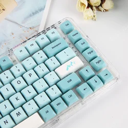 126 keys GMK Clone Iceberg XDA Profile PBT Keycaps Iceberg Blue Personality Key cap For Cherry MX Switch Mechanical Keyboard DIY