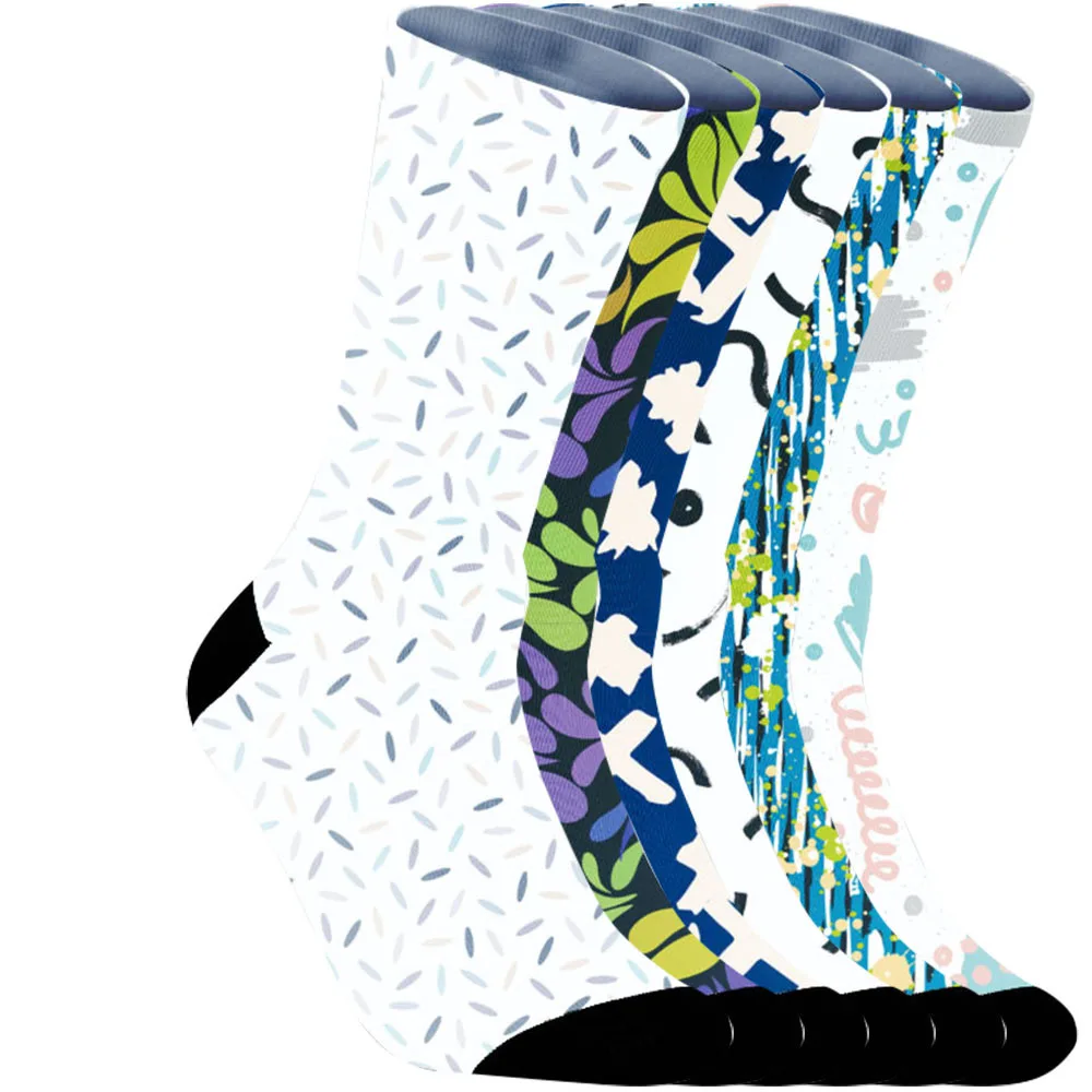 

2025 Новый дышащий сетчатый дизайн, впитывающий пот и быстро сохнет. Выберите его для летних носков, окрашенных распылением.