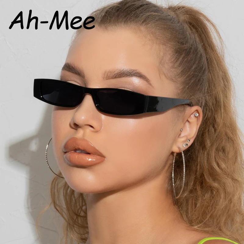 Hiking Camping Rectangle Anti Light Glasses Women Brand Designer Fashion Small Frame Sun Glasses For Female Glasees UV400