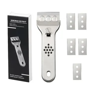 Glas Caramic Koper Schaber Multifunktional Edelstahl, Reinigen von Entferner mit Ofenreinigungsklinge 10 Hauptverkaufskeramikklinge - №8