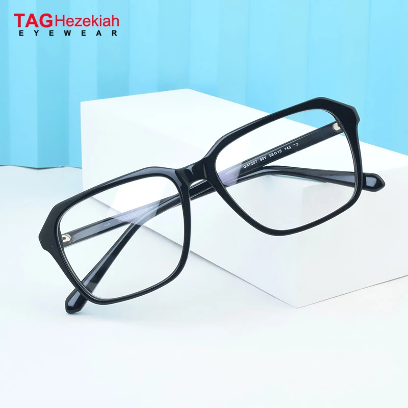 

2025 High Quality Acetate Glasses Frames Men GA7207 Vintage Eyeglasses Frame Women Brand Eyewear square Spectacles Retro Goggles