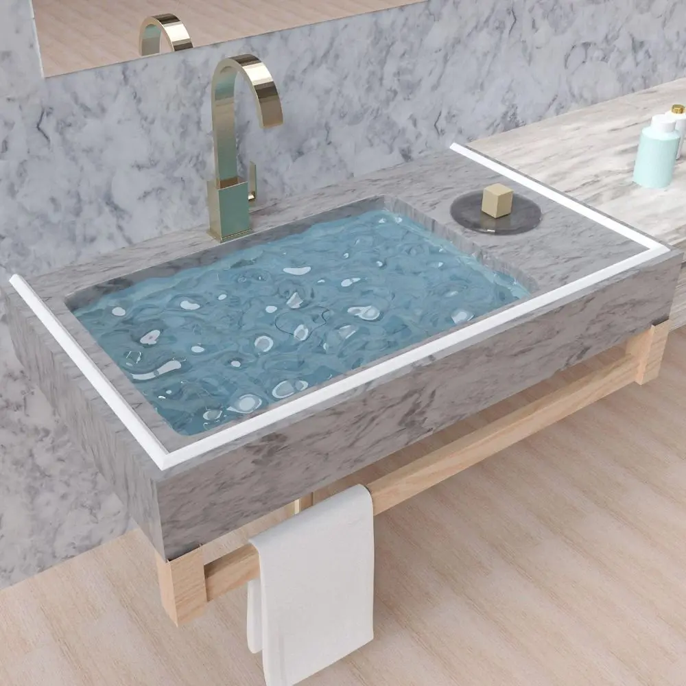 

Silicone Door Dam Water Stopper Self-Adhesive Bendable Water Retaining Strip Cuttable Dry and Wet Separation