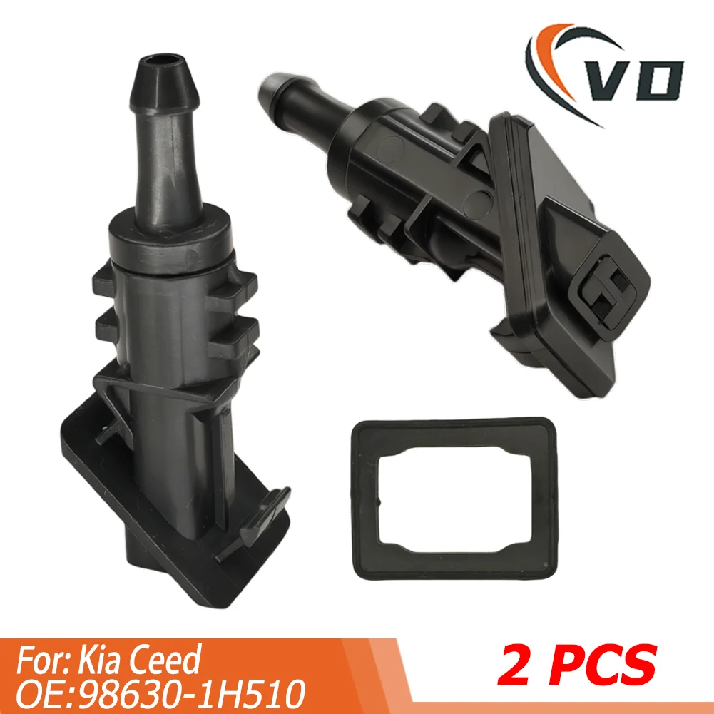 

2Pcs Windscreen Washer Jet For Kia Ceed ed jd 2006 2007 2008 2009 2010 Windshield Washer Wiper Water Spray Nozzle 98630-1H510