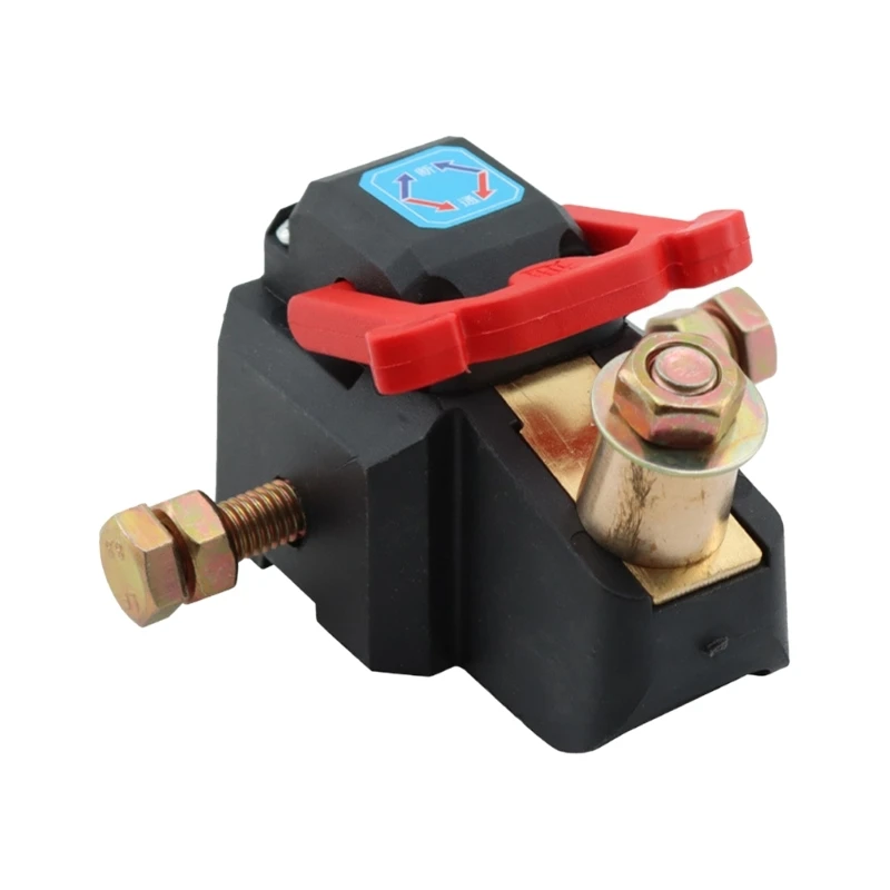 Vehicle Battery Disconnect Lever for 12V 24V Systems, Manual Shut Off Control for Battery Isolation During Storage and X37F