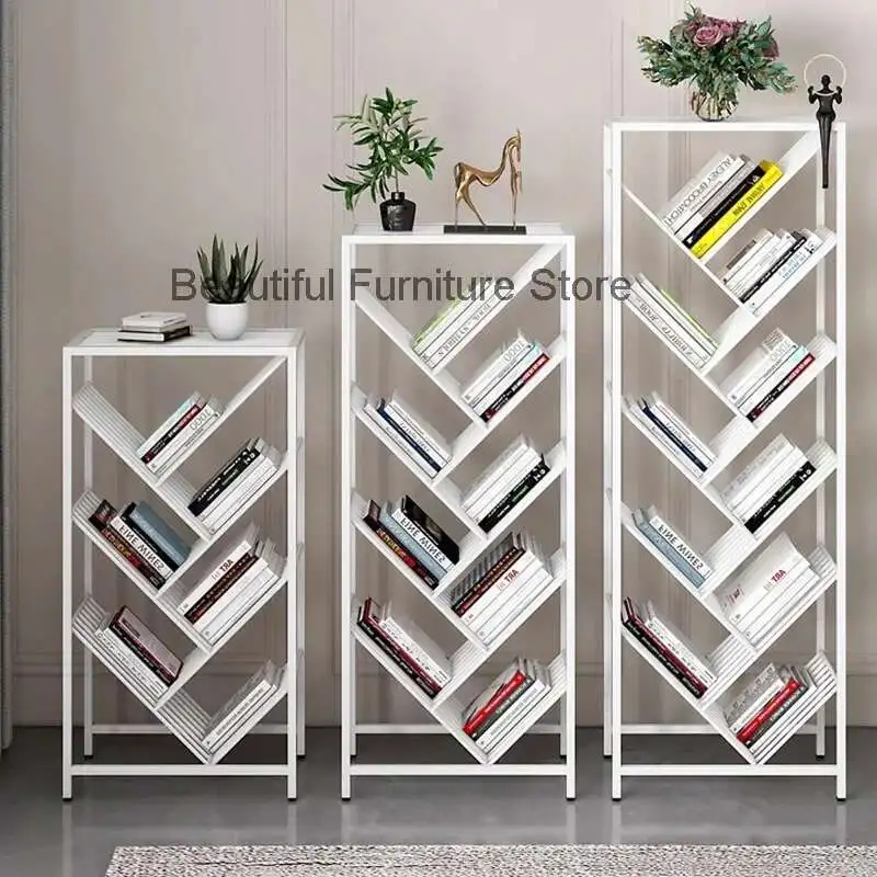 Small Space Gold Iron Shelf Geometric Makeup Organizer Garden 5 Level Bookshelf Floating Shelve Estanterias Nursery Furniture