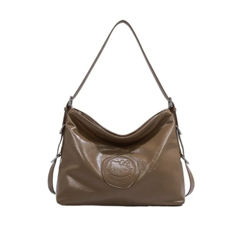 

Hello Kitty Luxury Tote Purse Handbag for Women Vintage Fashion Versatile Elegant Crossbody Shoulder Bag Daily Use