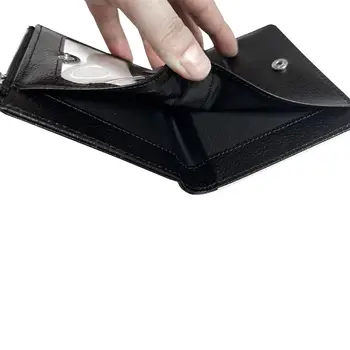 3ks prázdná sublimační pánská peněženka z kůže, pánská peněženka proti zlodějům na karty a dokumenty, boční peněženka, pánská cool peněženka pro chlapce 10 nejlepší prodej velkoobchodní sublimační polotovary - №7