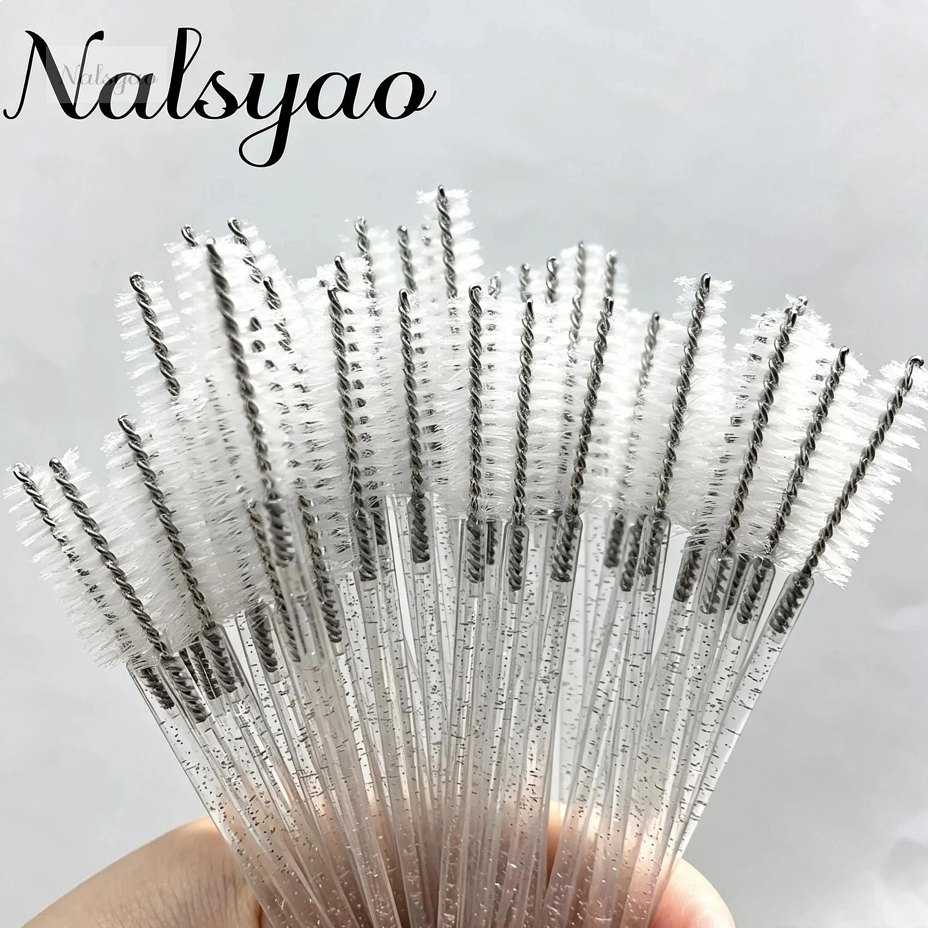 200Pcs Disposable Eyelash Extension Brush Mascara Stick Applicator Propeller Eyebrow Makeup Brushes Set Makeup Tools