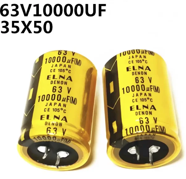 2 Stuks Koorts Audio Versterker Filter Condensator 50V 63V 80V 100V 10000Uf 15000Uf 22000Uf 35X50Mm 35X60Mm 35X70Mm 35X80Mm 35X80Mm