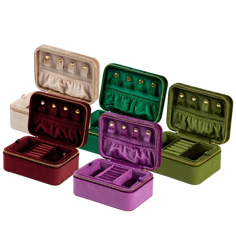 

Earring Display Case Rings Storage Box Necklace Organizers Travel Bracelet Case Jewelry Organizers Jewelry Display Dropshipping
