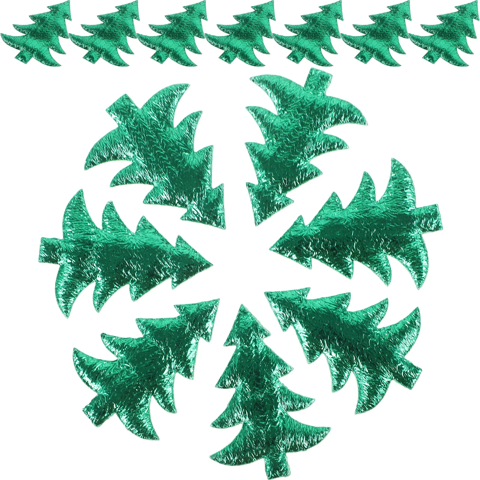 

100Pcs Miniature Christmas Tree Ornaments Tiny Small Xmas Decorations for DIY Craft Making Materials Miniature Christmas Tree