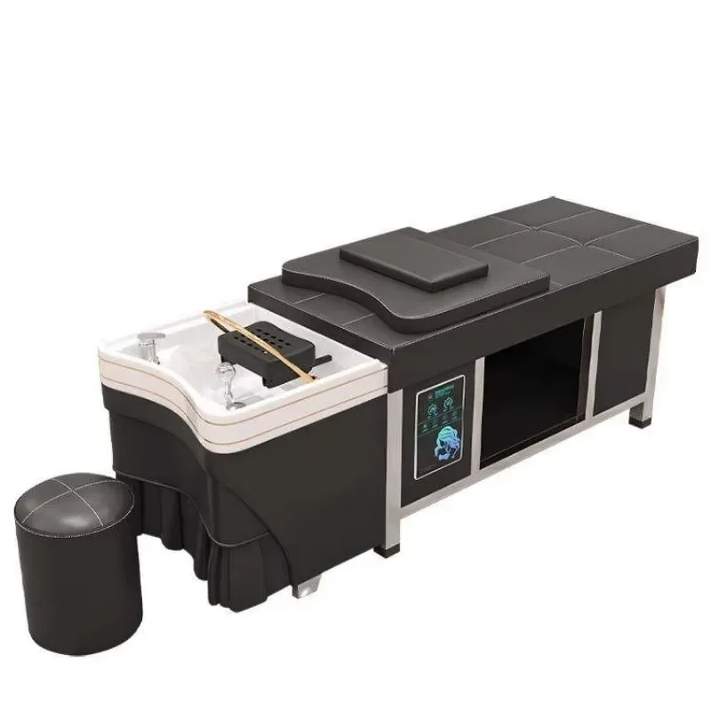 

salon hair washing bed facial massage head spa shampoo bed