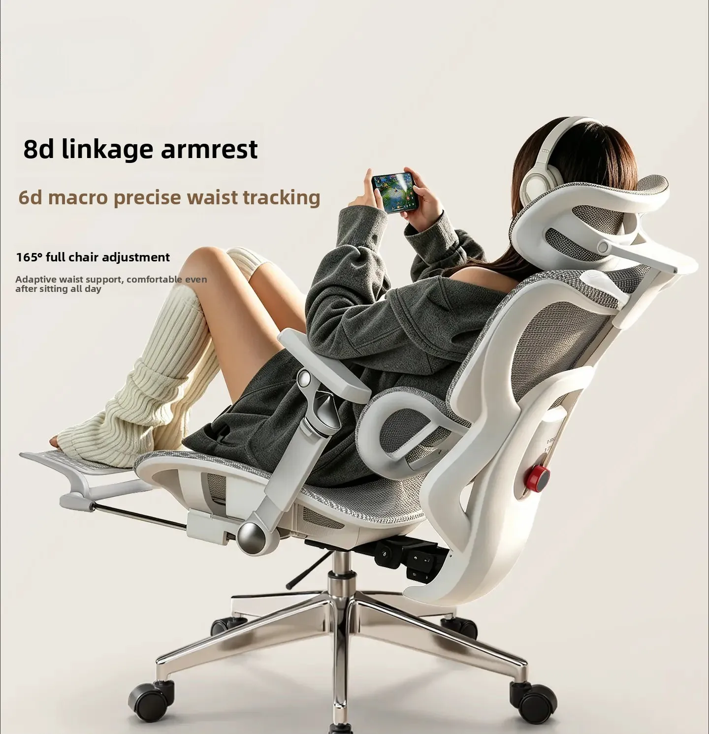 Ergonomic Office Chair Computer Desk Chair for Home Study Gaming Mesh ...