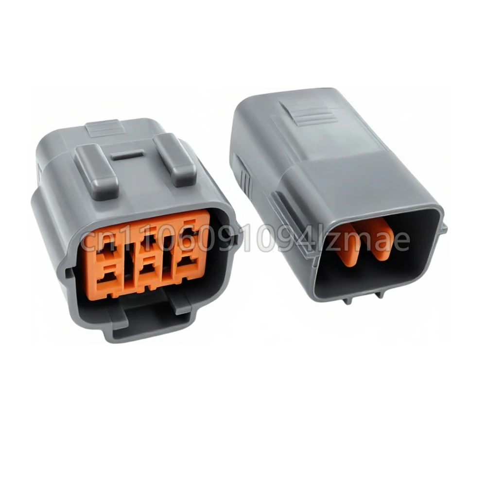 6 Pin AC Assembly Car Throttle Pedal Socket Accelerator Pedal Position Sensor Cable Plug With Wires 6195-0021 6195-0024