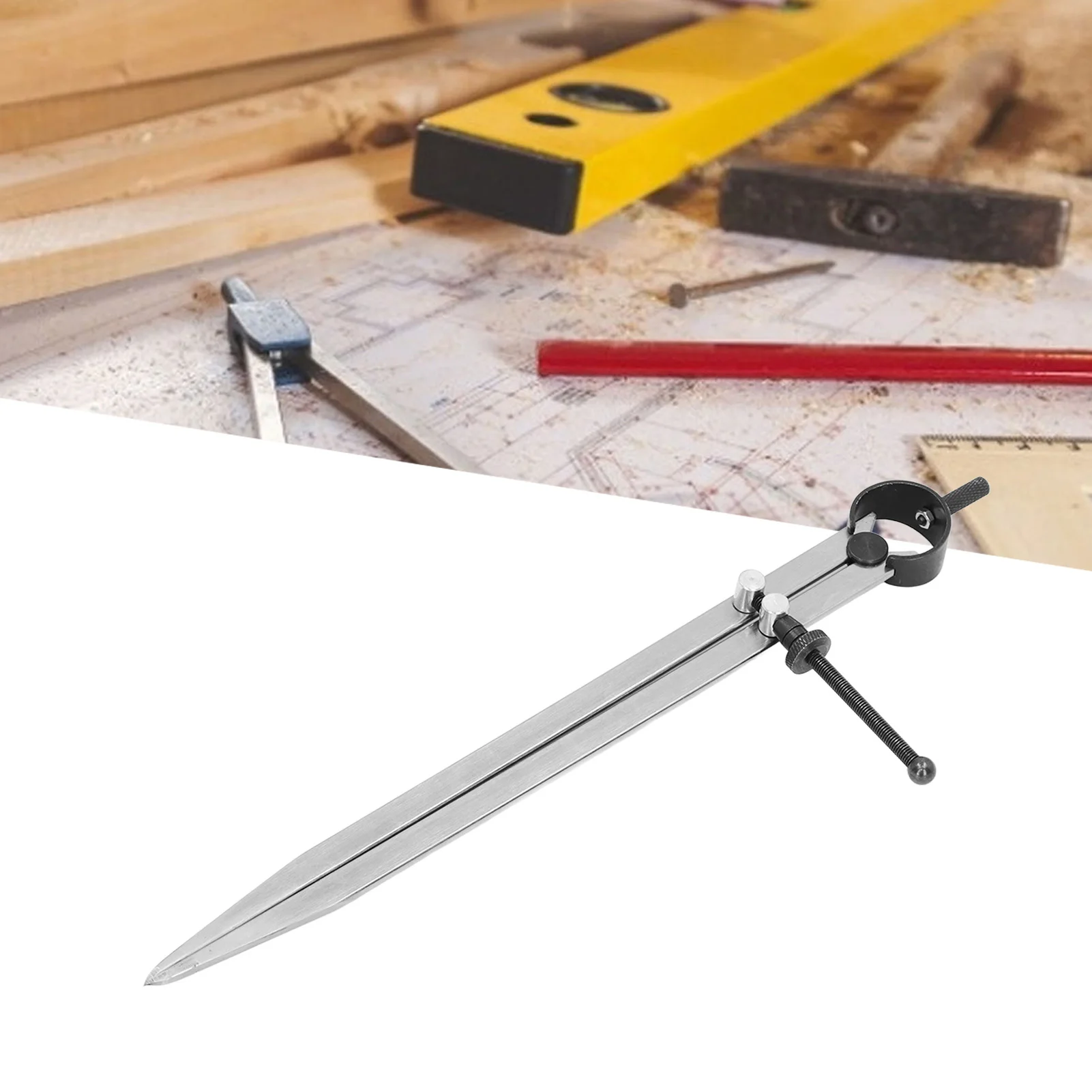 Adjustable Wing Divider Wing Divider Adjustable Divider Calipers with Spring Nut for Leather Scribing and Marking Wing Divider
