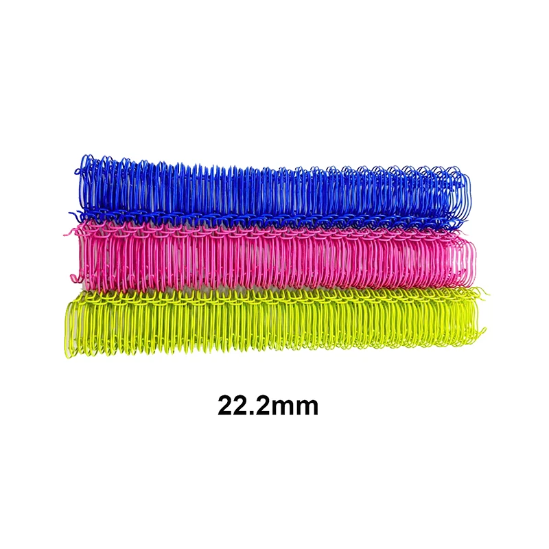 

50pc 25.4mm 22.2mm A4 Binders Double Wire Binding Metal Calendar Binding Coil Notebook Spring Book Ring Double Coil Wire Binding