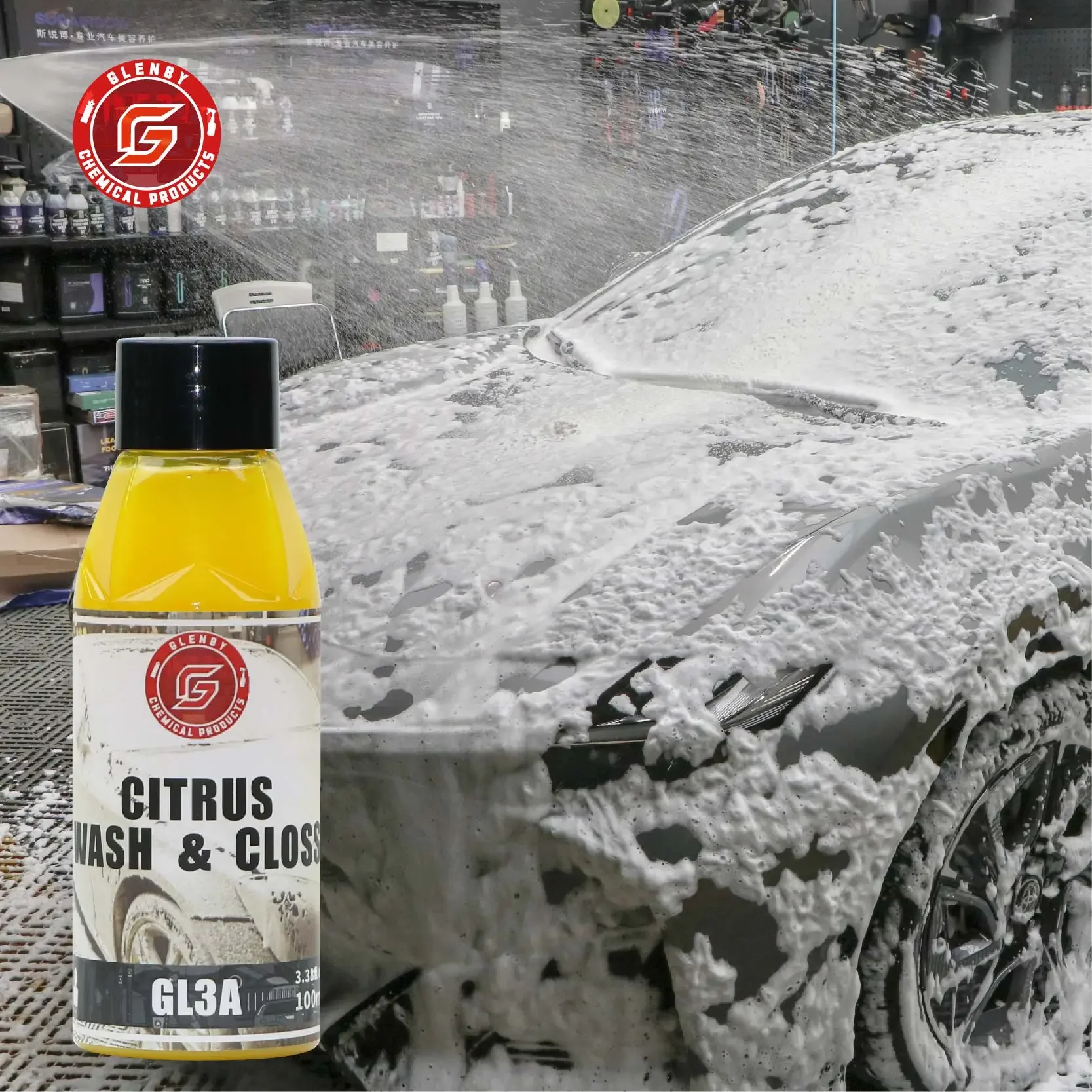 

100ml High Foam Car Wash Liquid Concentrated Auto Washing Chemistry Liquid Deep Cleaning Washing Shampoo Car Cleaner