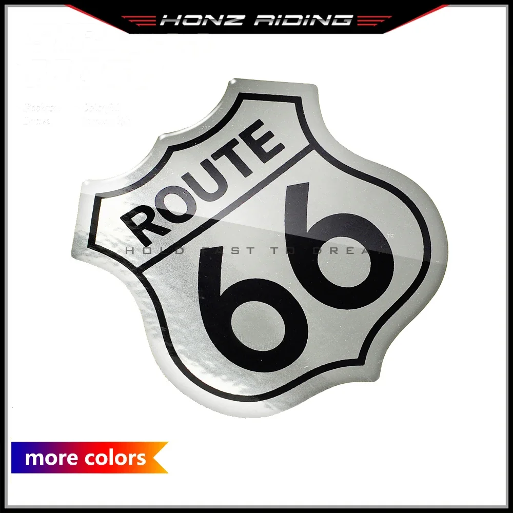 

3D Car Sticker Styling America US Historic ROUTE 66 Road Logo Motorcycle Tank Pad Decal Sticker