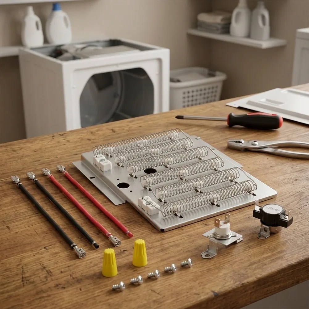 503978 High-Quality Dryer Heating Element Kit - Compatible With Various Models Drying Machine Heating Parts