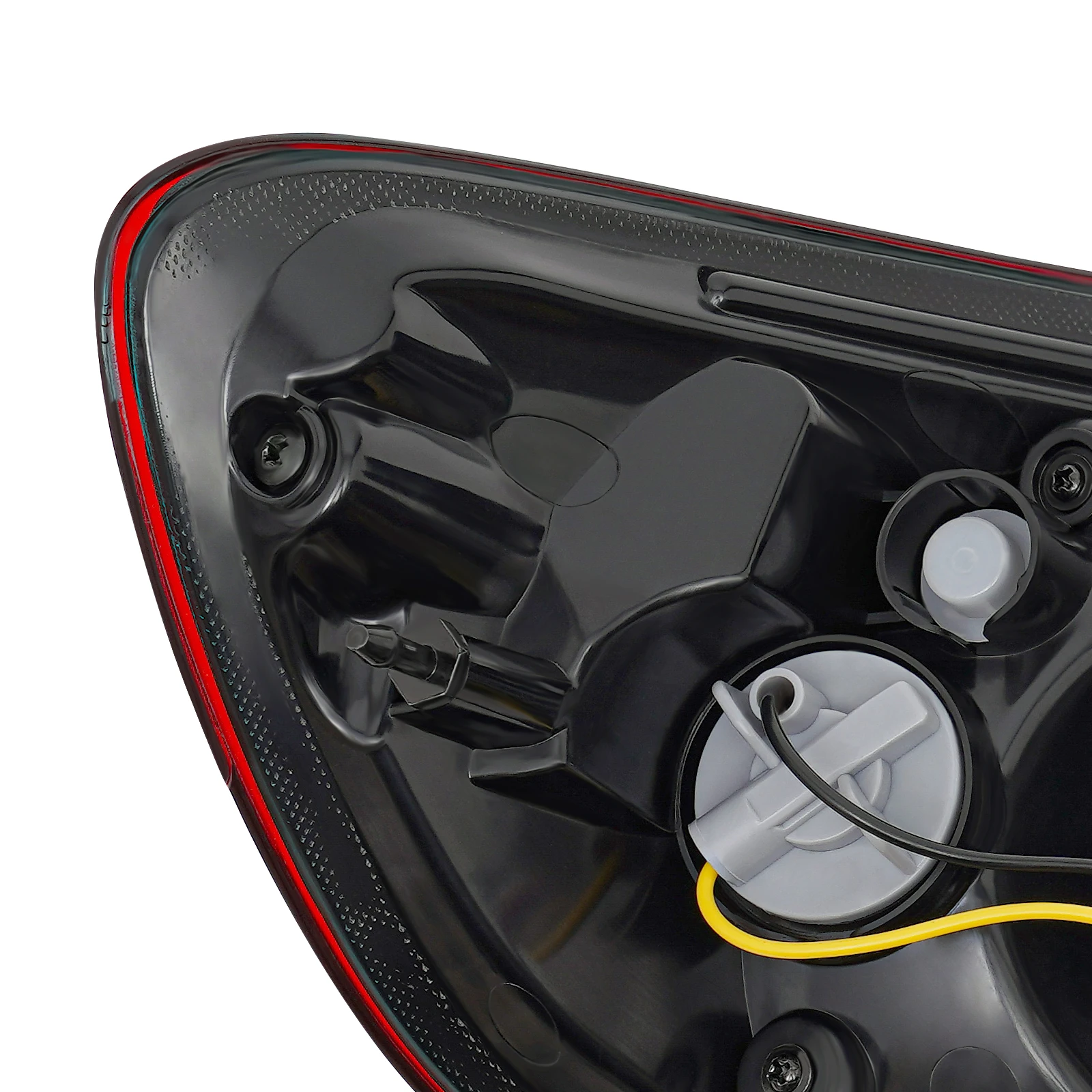 Rechte Rückleuchte für 2010–2012 Hyundai Santa Fe, Halogen-Signal, Bremse, Rückfahrscheinwerfer, rote Linse, ABS-Gehäuse, direkter Ersatz