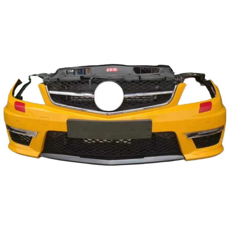 For Mercedes Benz AMG C63 W204 New Front Bumper Assembly with Radiator Car Bumpers