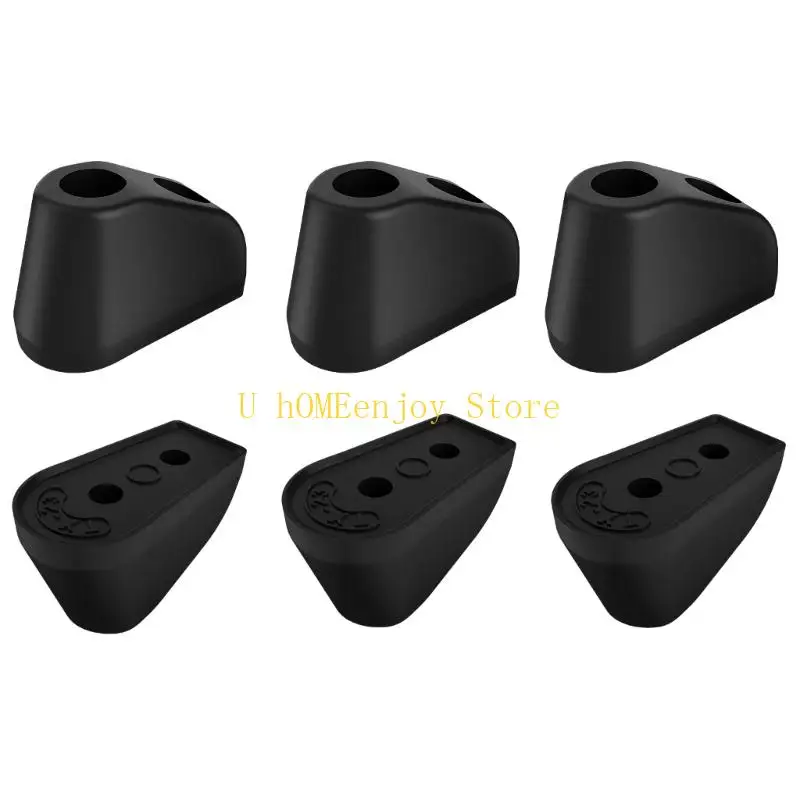 B0KF Durability Silicone Vibration Dampening Feet Pad For Speaker Stand Turntable Stability NonSlip Shock Absorption
