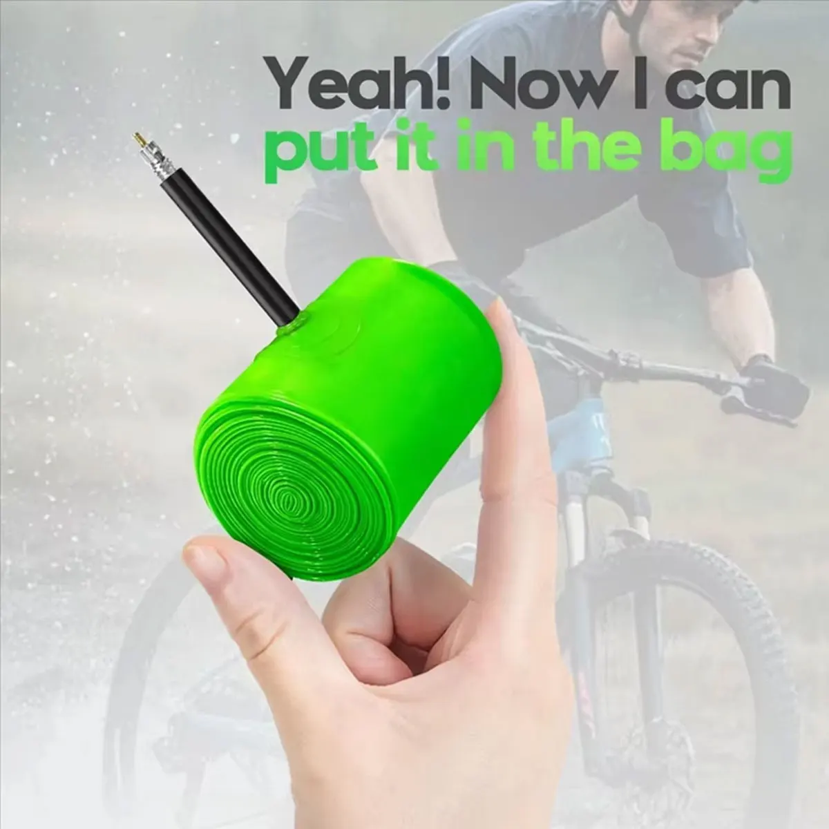1/2/5/10pcs New Ultra Light Road Bicycle Inner Tube Bicycle Valve Inner Tube Tpu Tire 700c 45/65/85mm 28g Portable Inner Tube view 2