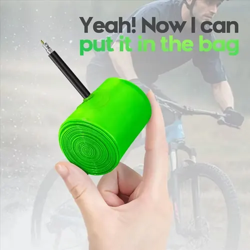 Imagen 2 del producto 1/2/5/10 Uds nuevo tubo interior ultraligero para bicicleta de carretera válvula de bicicleta tubo interior neumático de Tpu 700c 45/65/85mm 28g tubo interior portátil