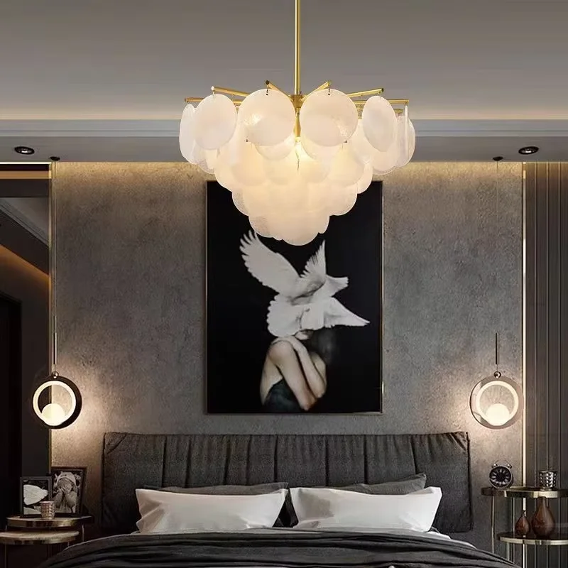 

Modern Chandelier Luxury Lighting Fixtures Bubbles Glass Tree Branch LED Pendant Lamp For Living Room Home Decoration Lustre