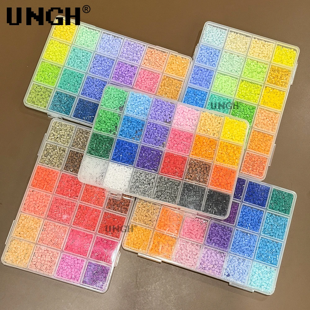Perler Beads with box Mard Bean Fusion 2.6mm Pindou DIY material bag Holiday Gifts Hama Beads Handicraft Handmake keychain